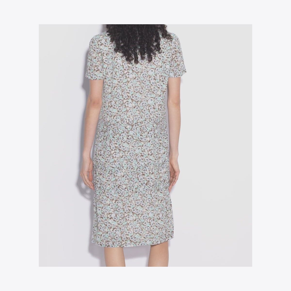 PRINTED VISCOSE SHIRTDRESS - thumbnail 4