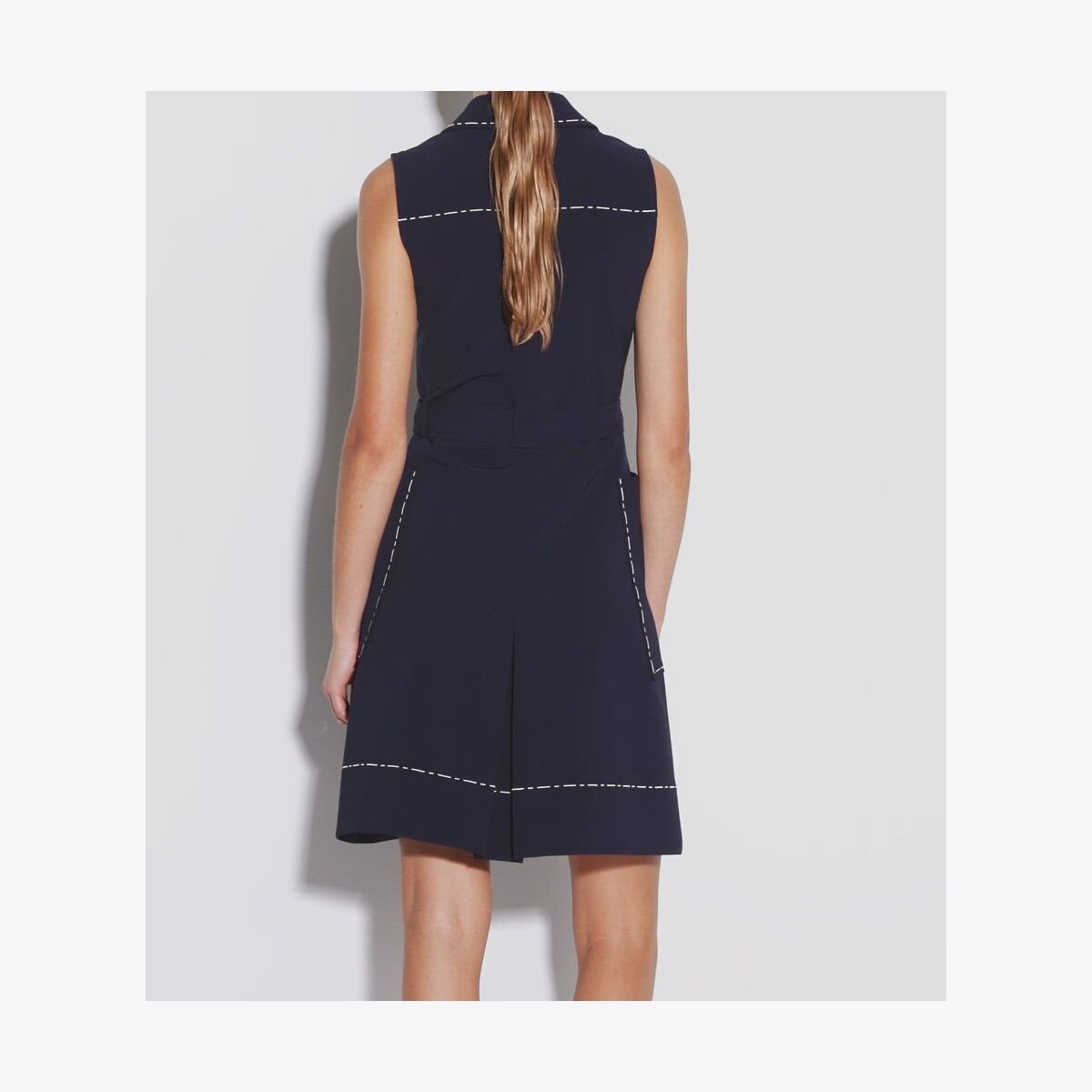 PICK STITCH STRETCH GOLF DRESS - thumbnail 5