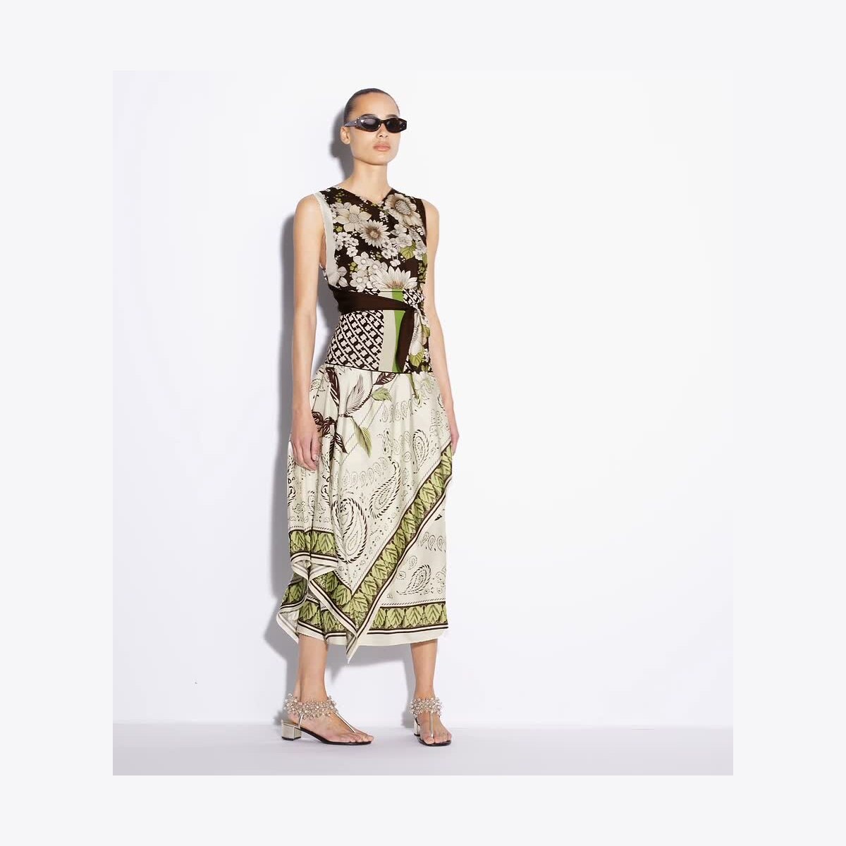 PRINTED SILK TOP - thumbnail 4