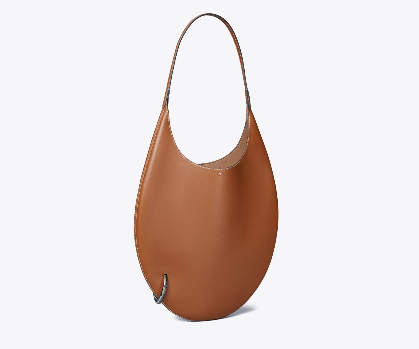 Женская сумка Tory Burch Pierced Soft, цвет: Рыжевато-коричневый — фото 1