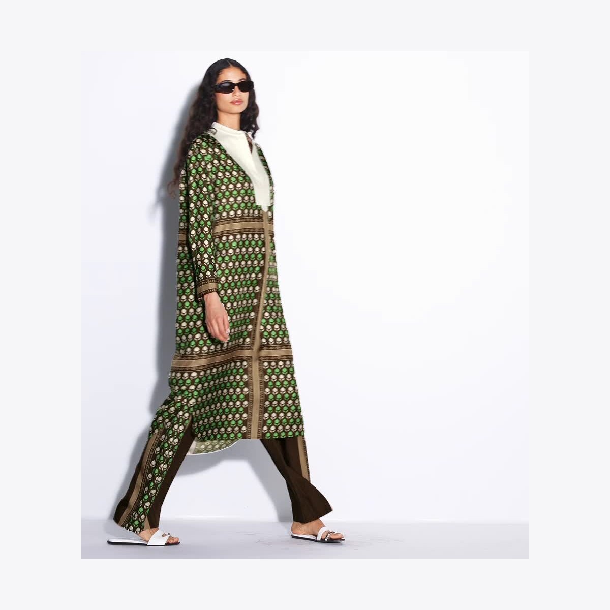 SILK SHIRTDRESS - thumbnail 4