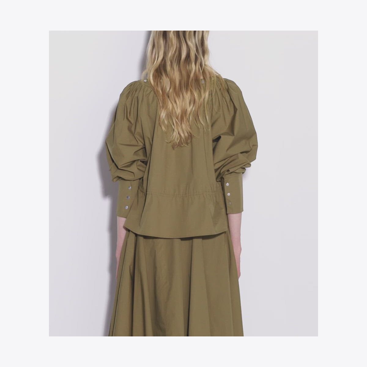 CINCHED COTTON TOP - thumbnail 4