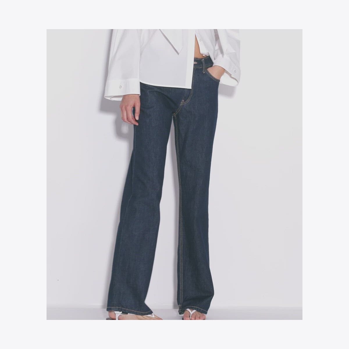 COTTON BOW BLOUSE - thumbnail 4