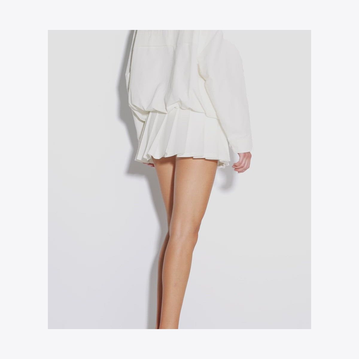 OVERSIZED NYLON TENNIS JACKET - thumbnail 4
