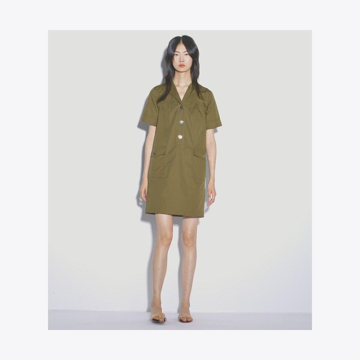 sachin and babi light blue dress Tory Burch Pisces Dream-print Silk Dress | Neutrals main image 0