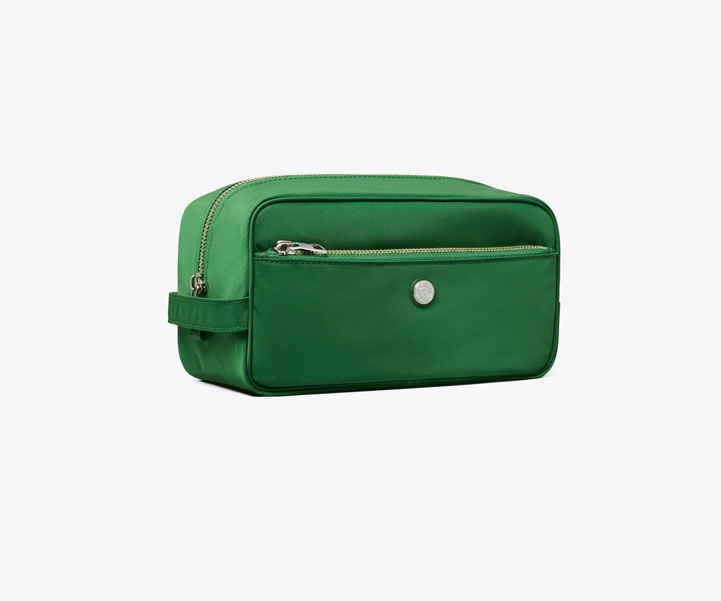 Женская сумка Tory Burch Large Twist Cosmetic Case, цвет: Basil — фото 1