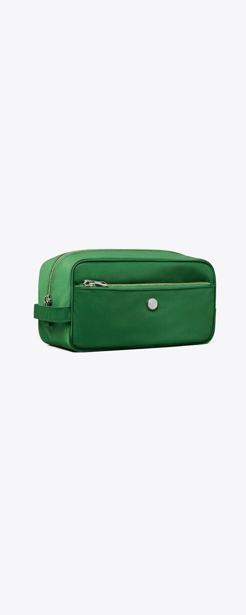 Женская сумка Tory Burch Large Twist Cosmetic Case, цвет: Basil
