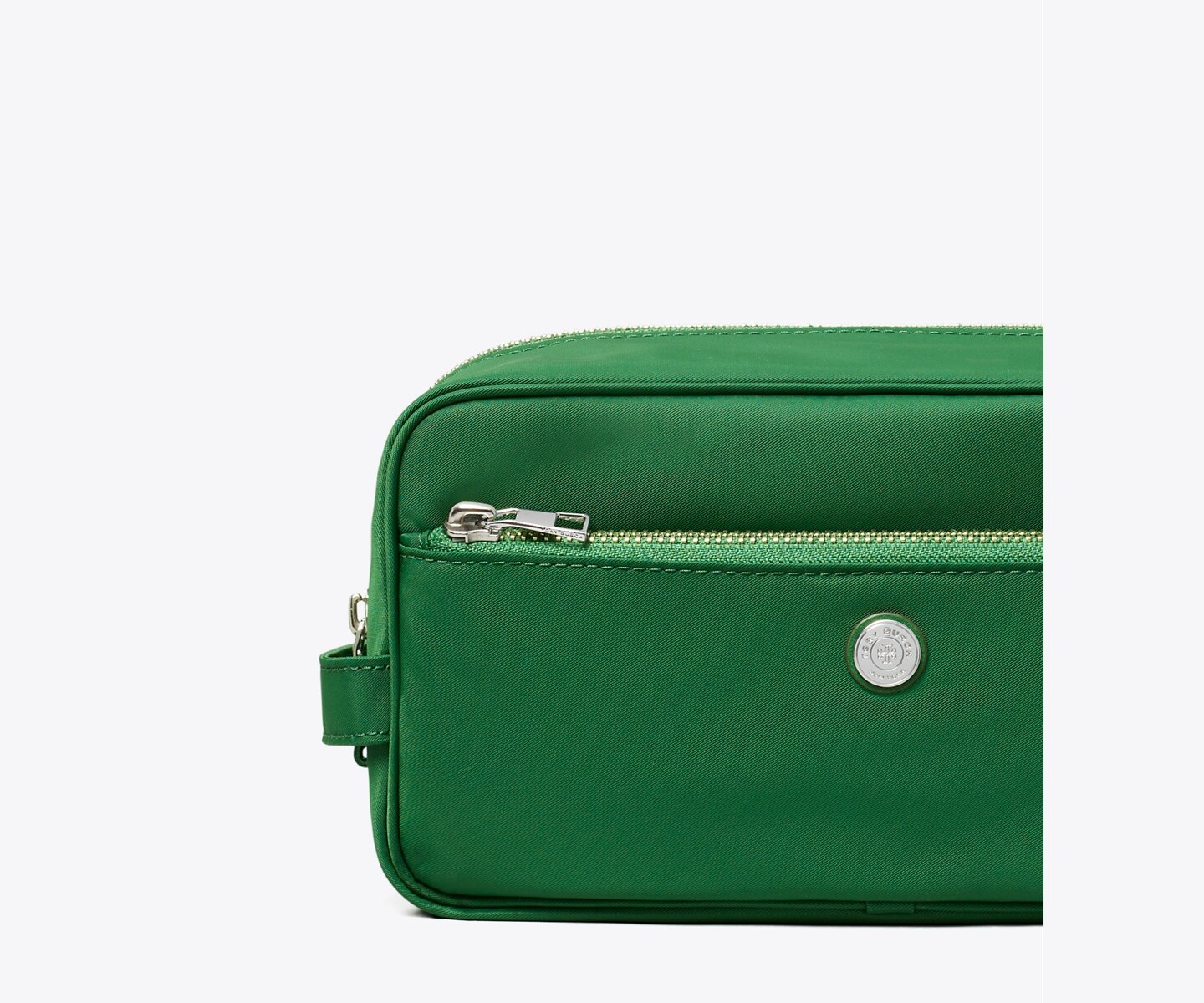 Женская сумка Tory Burch Large Twist Cosmetic Case, цвет: Basil — фото 3
