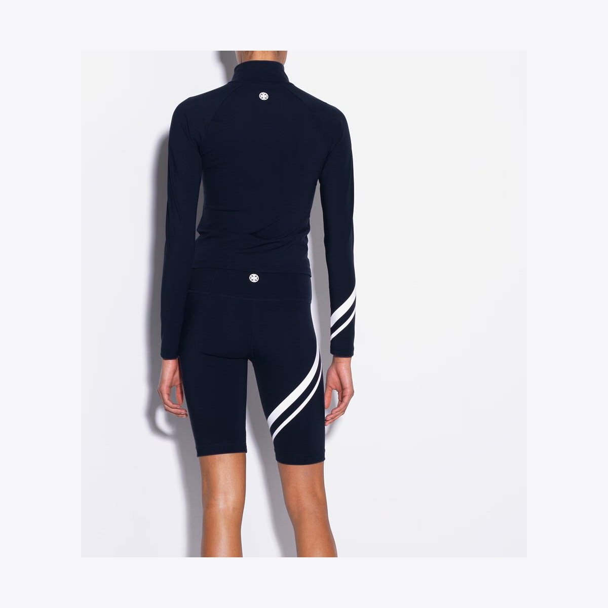 Chevron Full-Zip Jacket: Women's Designer Tops | Tory Burch
