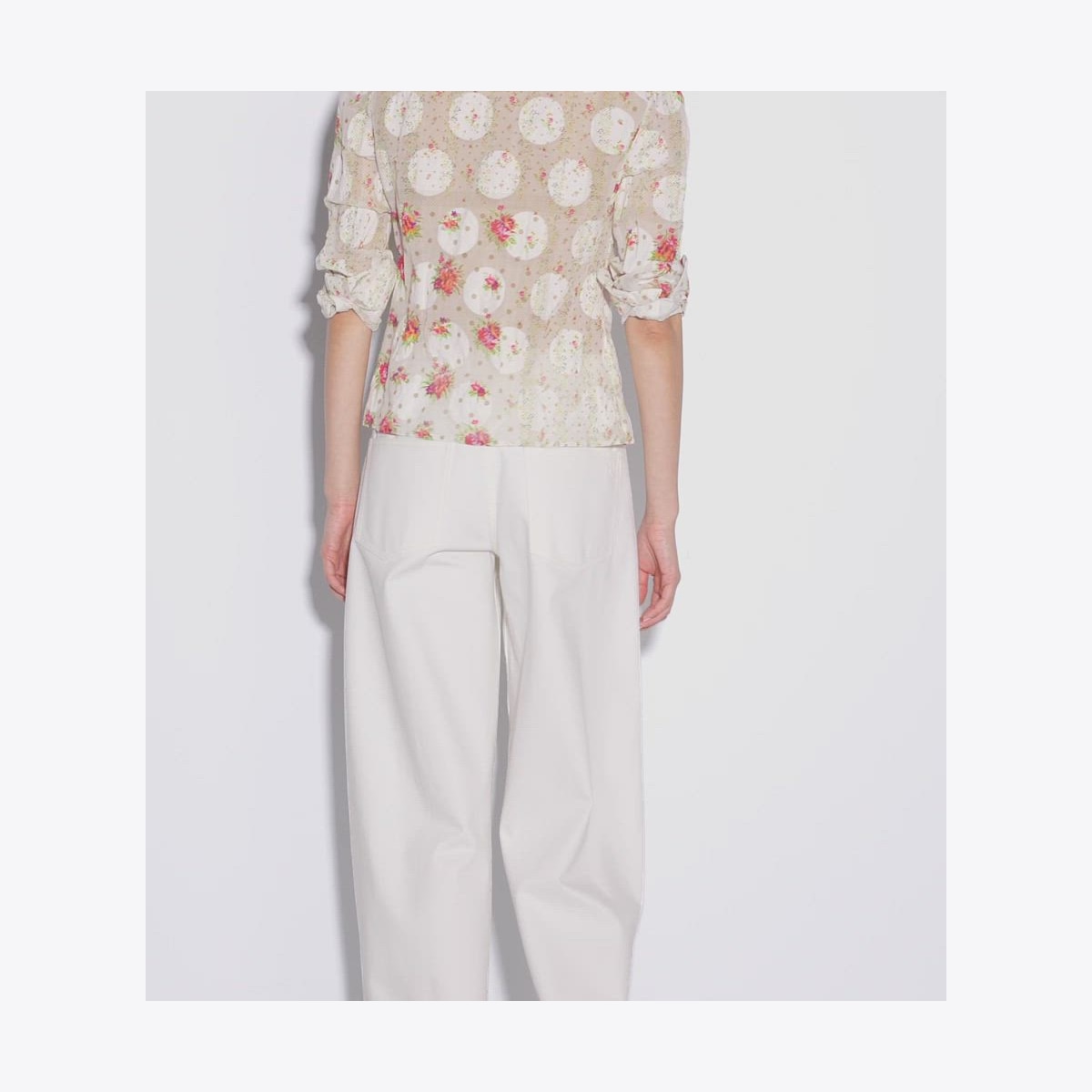 COTTON JACQUARD SHIRT - thumbnail 4