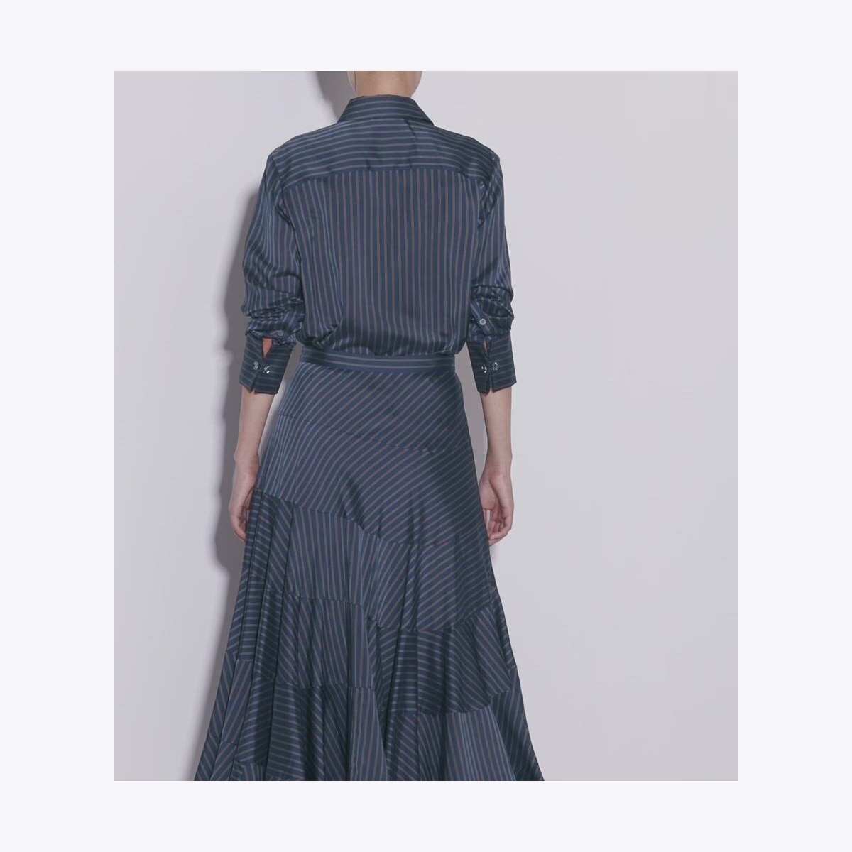 FLARED VISCOSE SKIRT - thumbnail 4