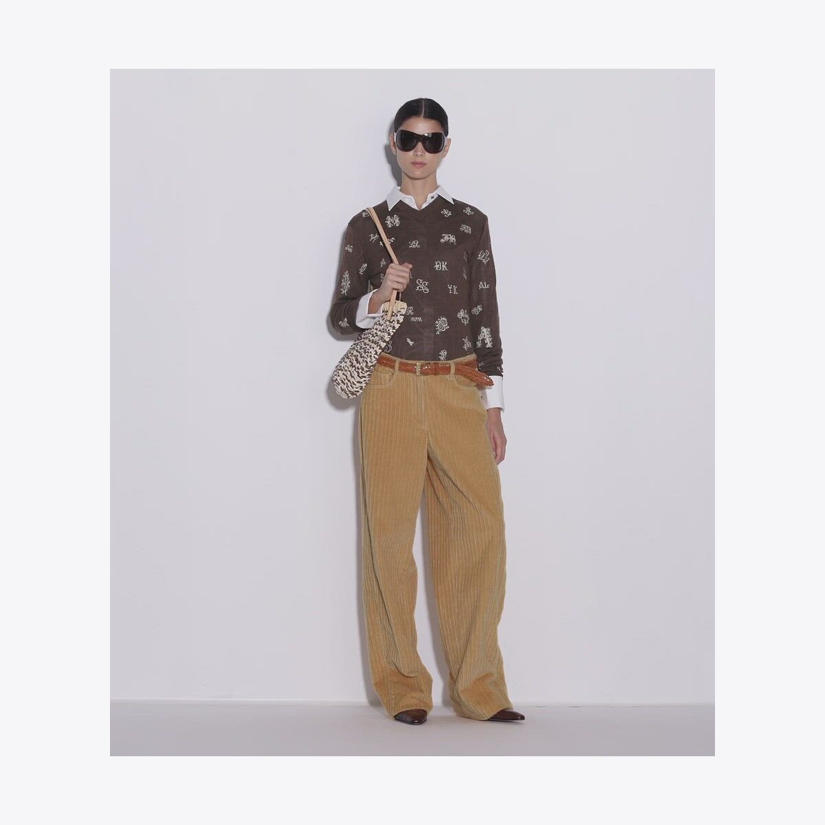 EMBROIDERED SILK SWEATER - thumbnail 4