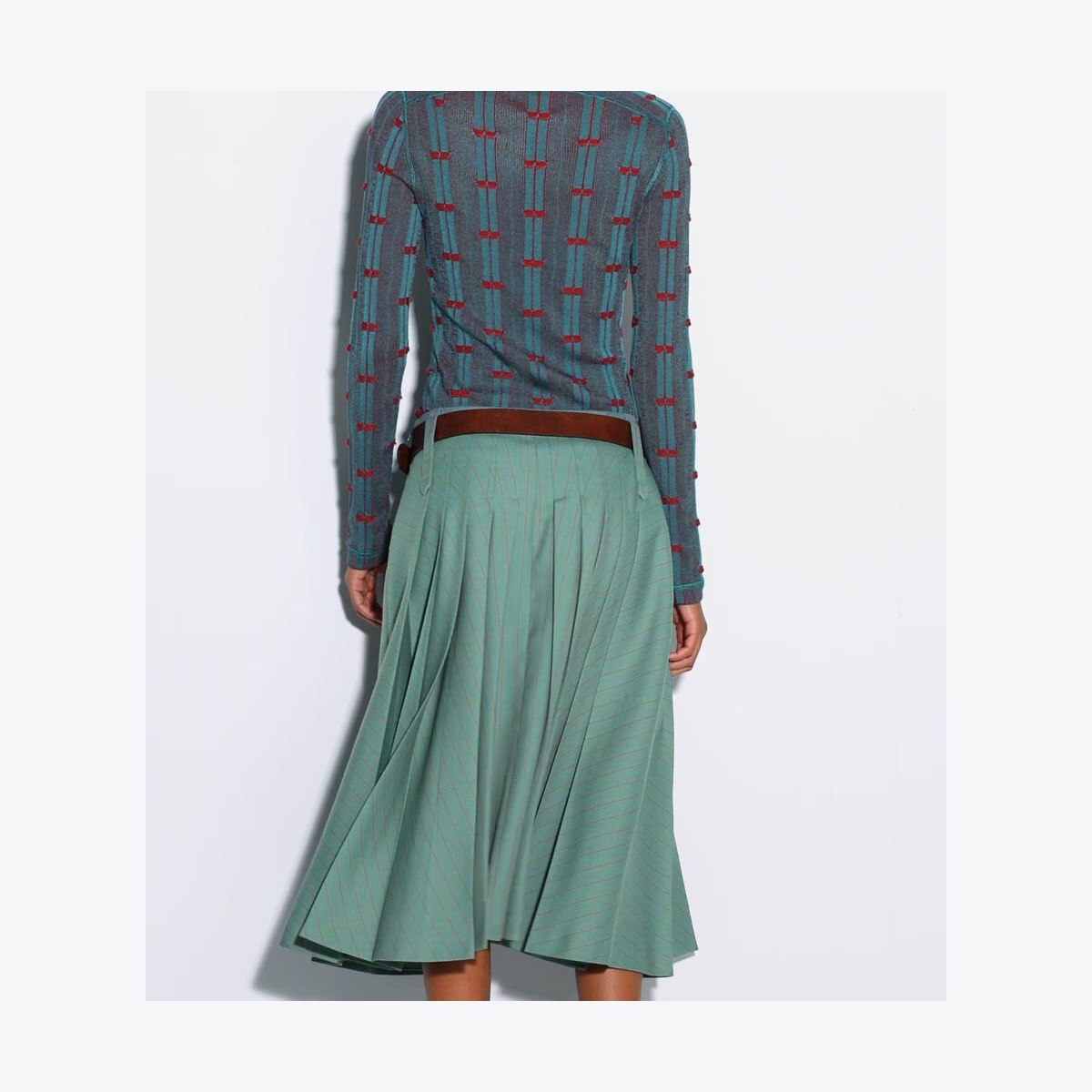 RIBBED VISCOSE TOP - thumbnail 4