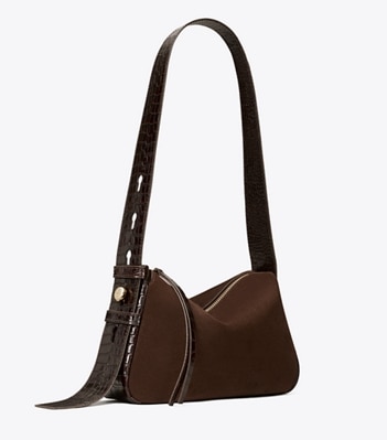 Small Romy Suede Shoulder Bag