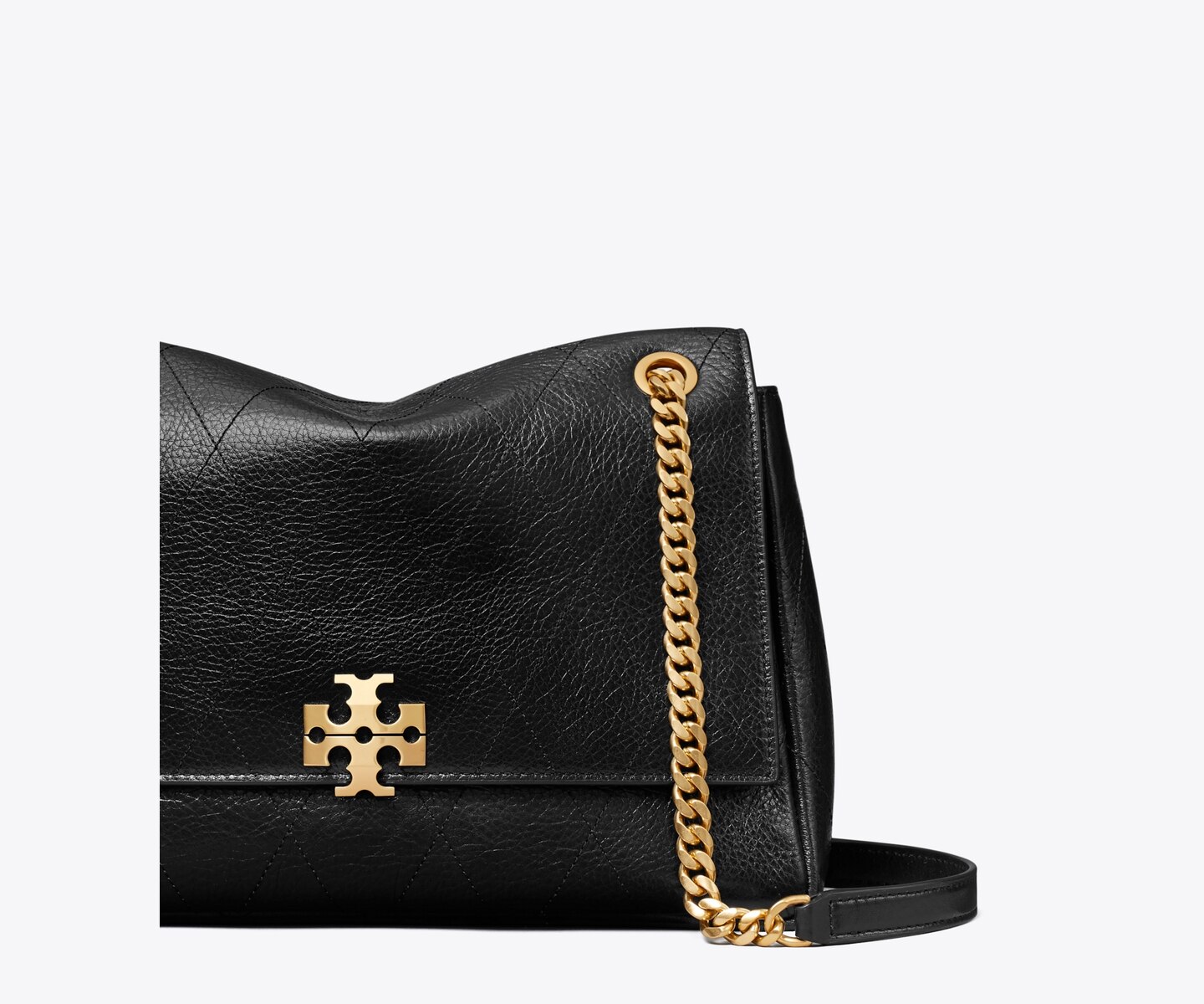 Женская сумка Tory Burch Charlie Quilted Shoulder, цвет: Чёрный — фото 5
