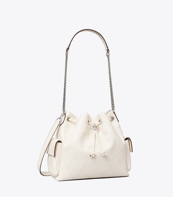 Charlie Quilted Drawstring Shoulder Bag