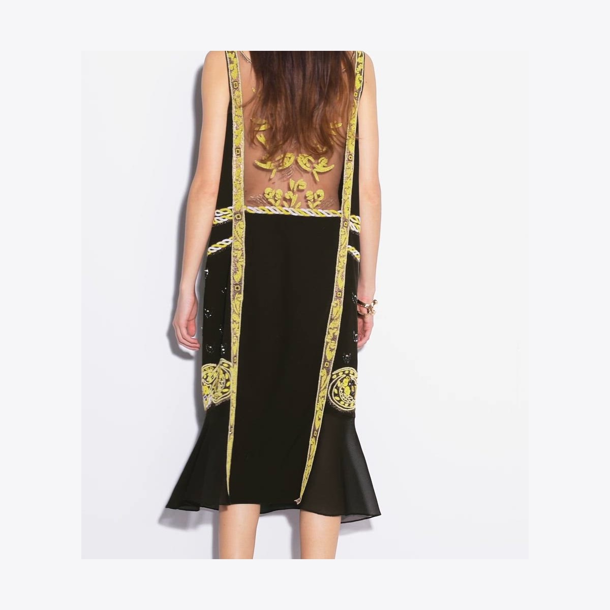 EMBELLISHED MESH DRESS - thumbnail 4