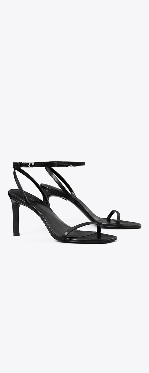 Женские сандалии Tory Burch Gigi Heeled, цвет: Чёрный