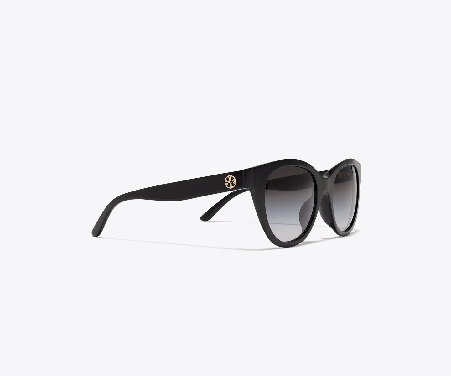 Женские солнцезащитные очки Tory Burch Miller Round, цвет: Чёрный / Серый градиентный — фото 2