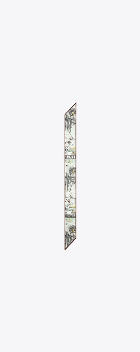 Женский галстук Tory Burch Forest Ribbon Tie, цвет: Тёмно-зелёный мятный