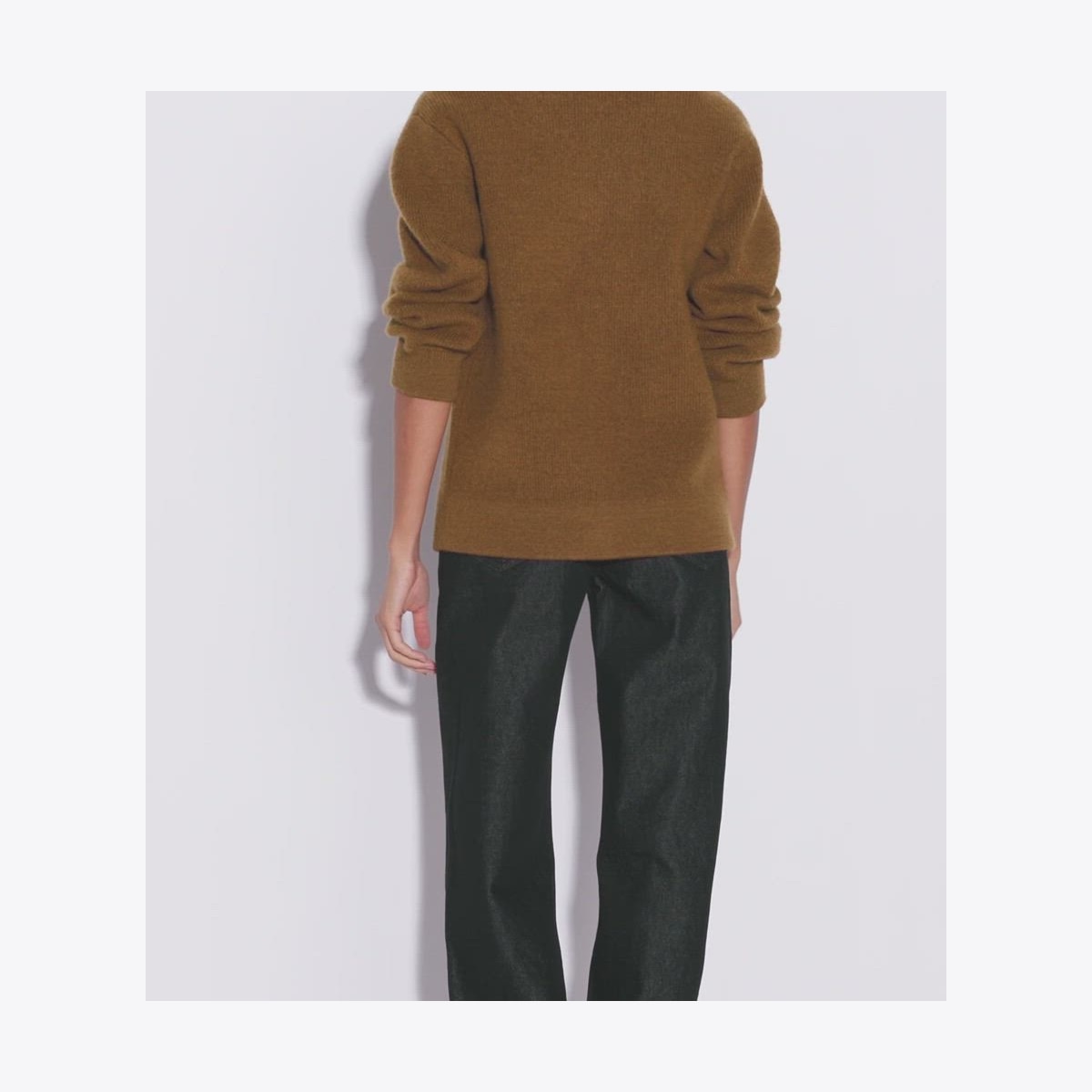 FRONT-TIE WOOL CARDIGAN - thumbnail 4