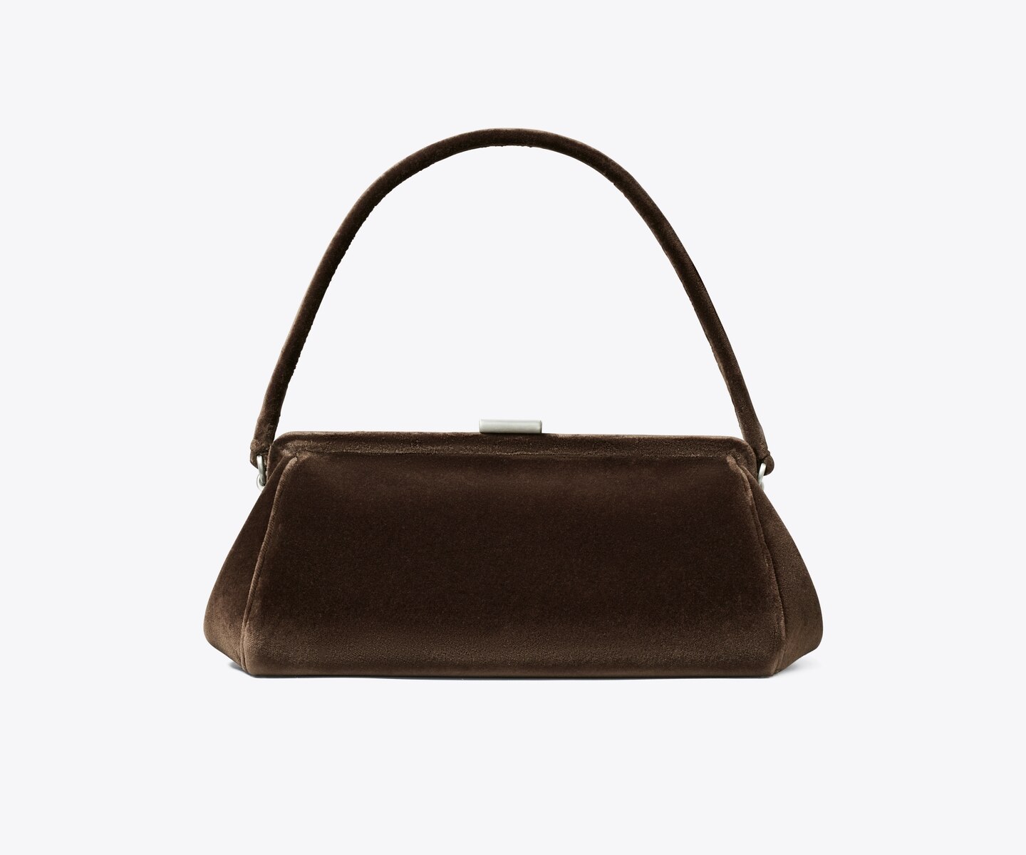 Женский клатч Tory Burch Velvet Frame Clutch, цвет: Каштановый — фото 3