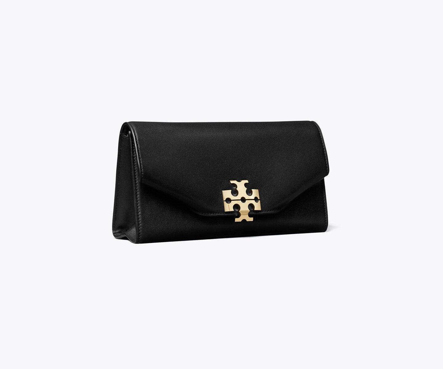 Женский клатч Tory Burch Charlie Envelope Clutch, цвет: Чёрный — фото 1