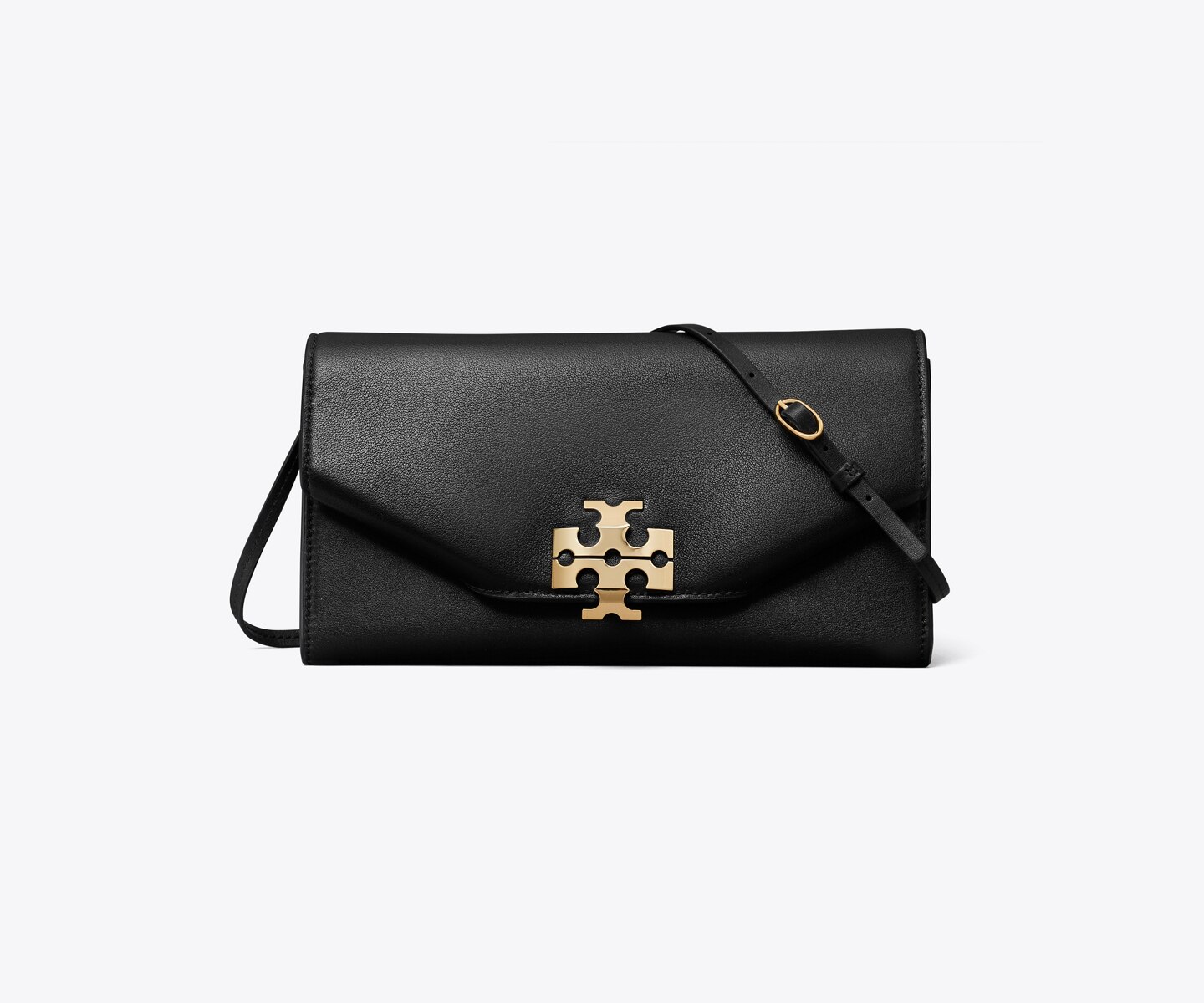 Женский клатч Tory Burch Charlie Envelope Clutch, цвет: Чёрный — фото 5