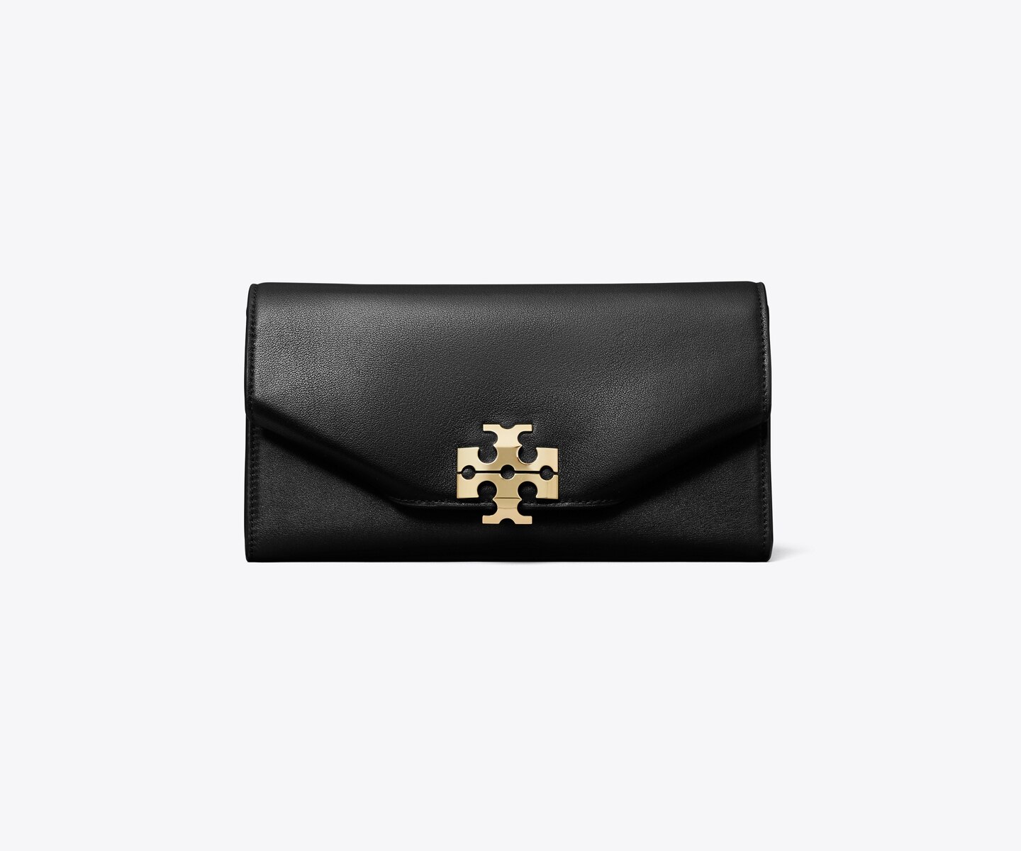 Женский клатч Tory Burch Charlie Envelope Clutch, цвет: Чёрный — фото 4