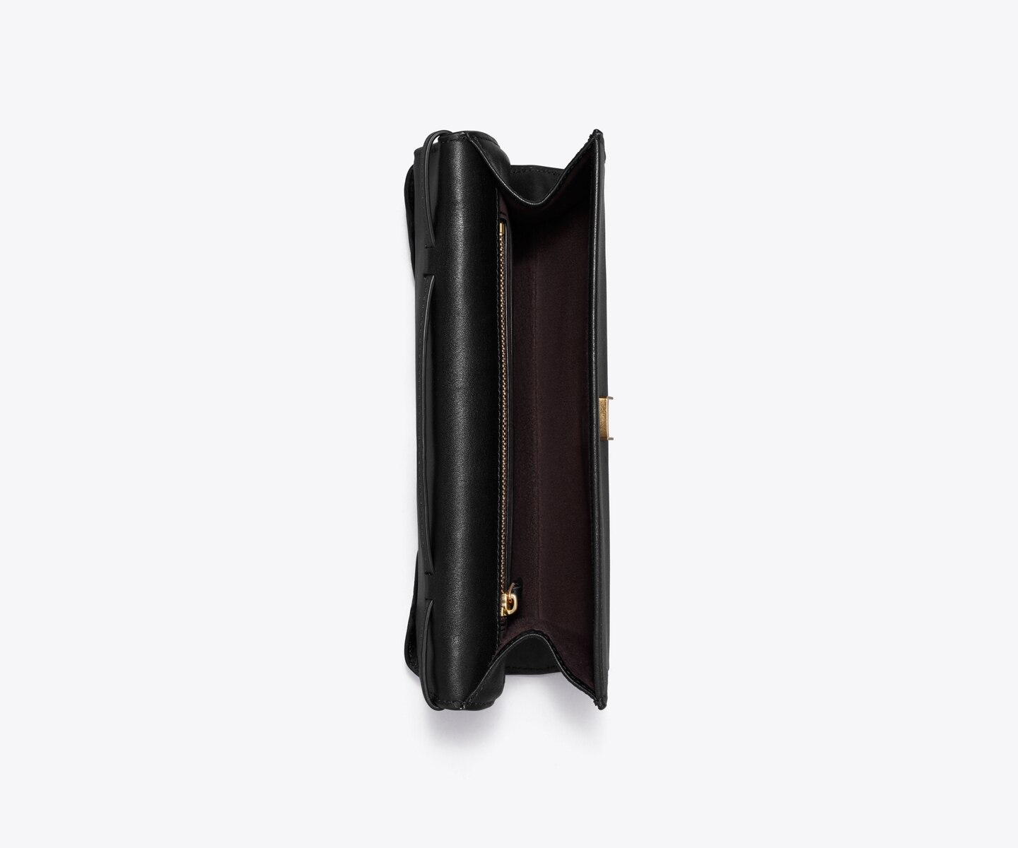 Женский клатч Tory Burch Charlie Envelope Clutch, цвет: Чёрный — фото 6