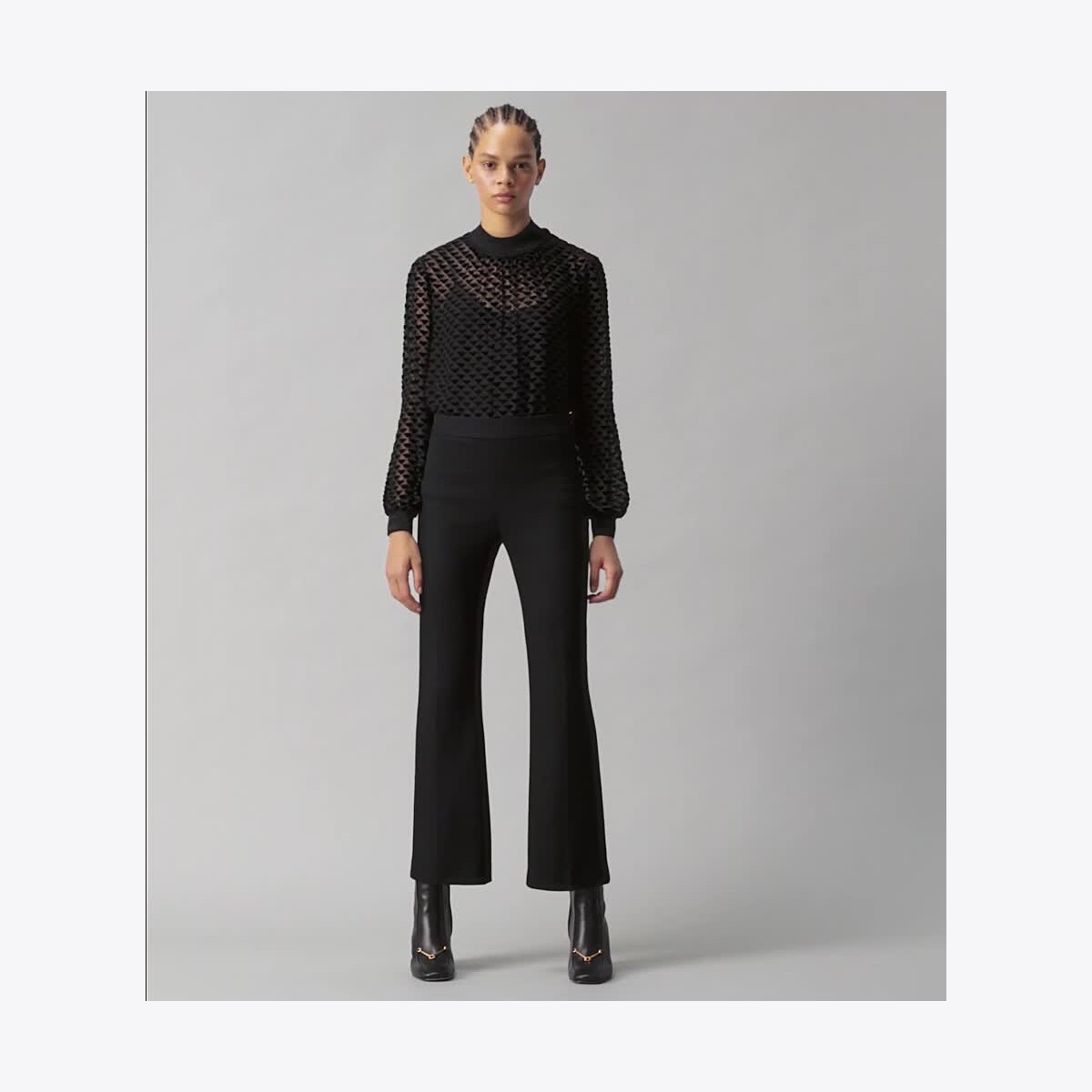 Twill Crepe Pant: Women's Designer Bottoms | Tory Burch