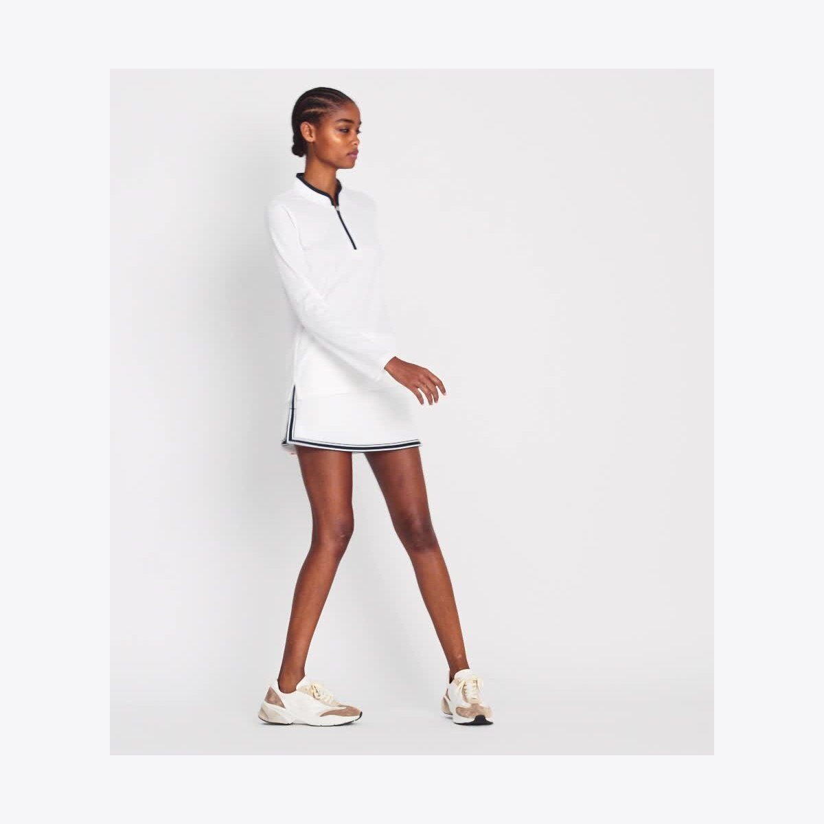 Half-Zip Performance Pullover: Women's Designer Tops | Tory