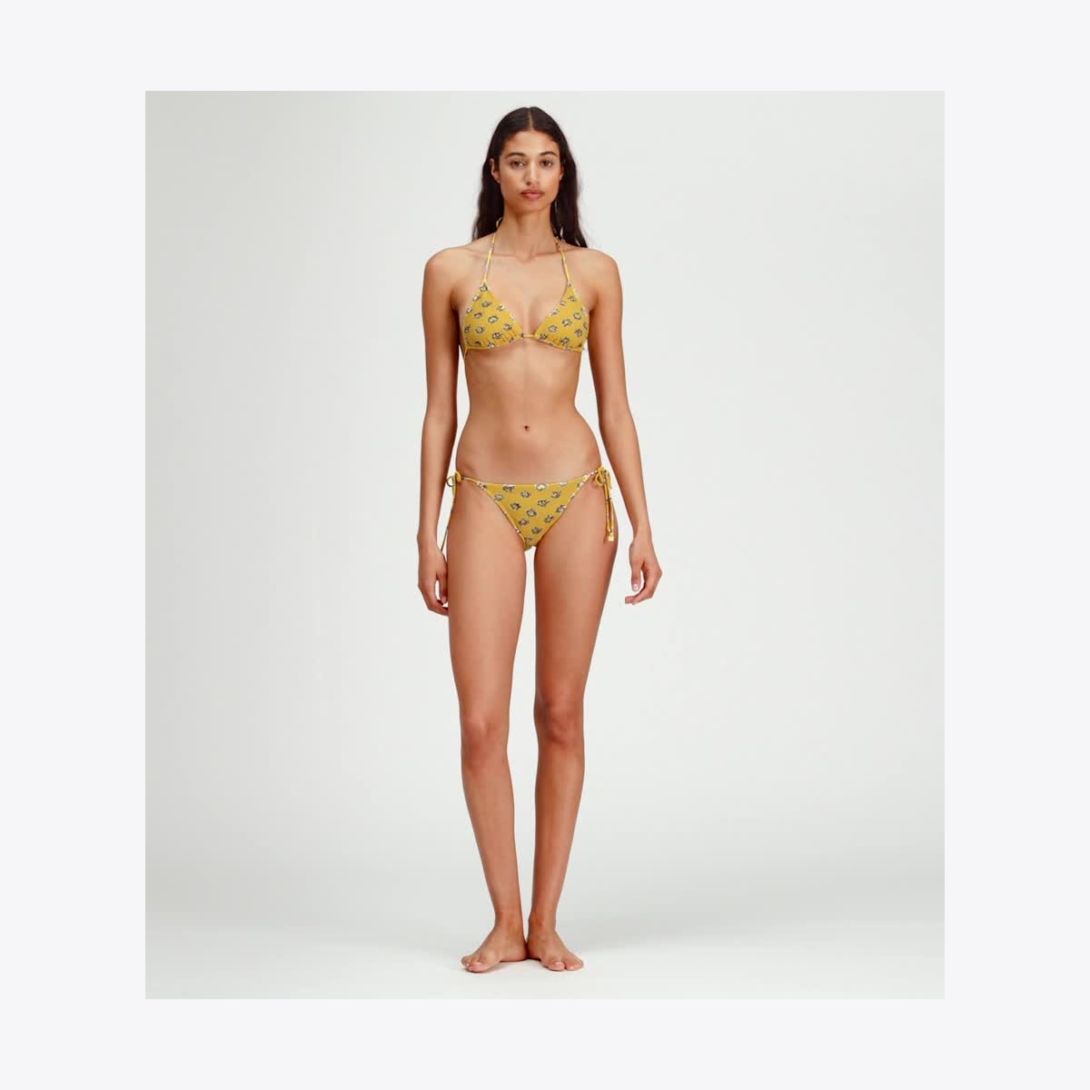 ビキニ Tory Burch FW25 TERRY BIKINI BOTTOM (167701 654) Terry Logo Bikini Botttom: Women's Designer Two Pieces
