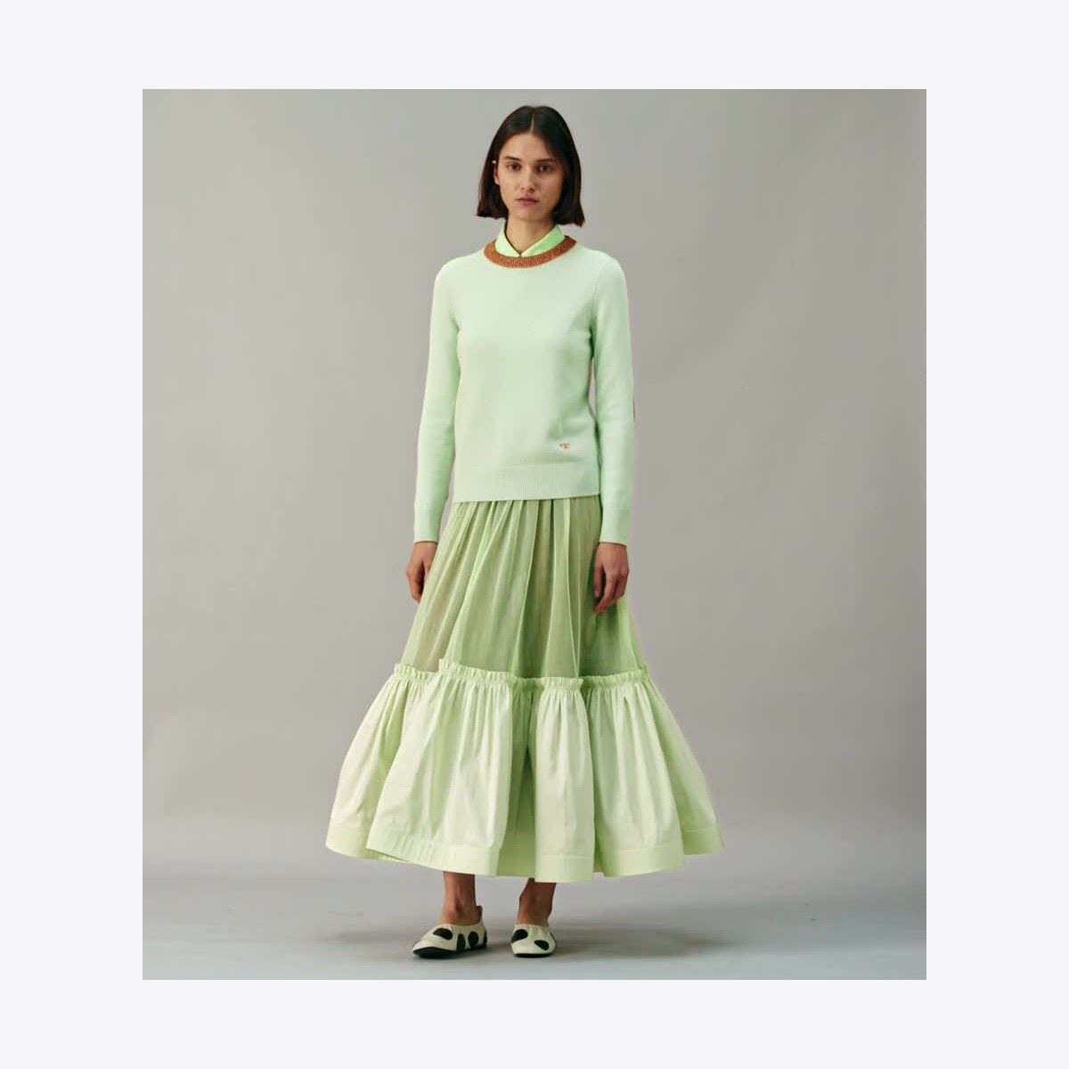 【関税込み】tory burch 'T Monogram' skirt T Monogram Mini Skirt: Women's Designer Bottoms | Tory Burch
