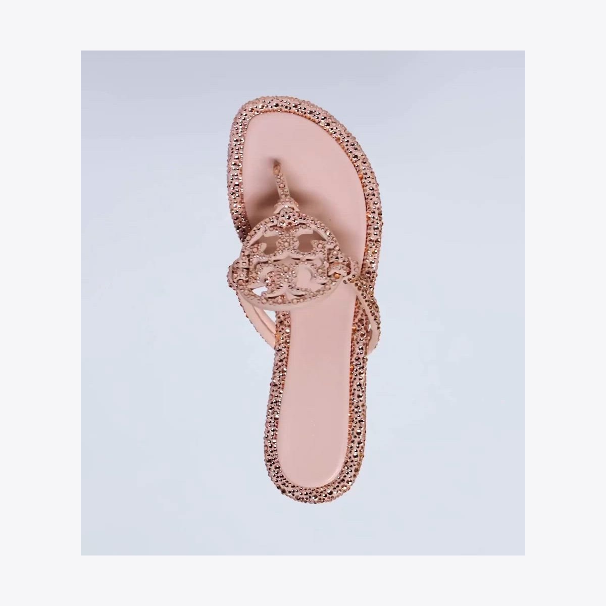 【Tory Burch】MILLER PAVE KNOTTED サンダル〈Malva〉 Tory Burch Miller Knotted Pave Sandals Malva 9 - Sandals