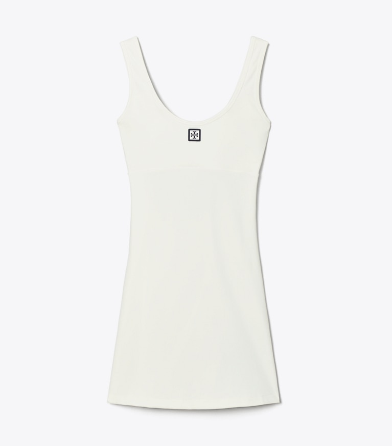 Tory Burch designer dresses A-Line Tennis Dress in Snow White front