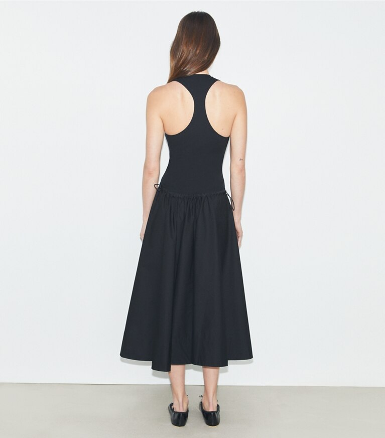 Tory Burch designer abiti Abito a canotta in viscosa in Black front