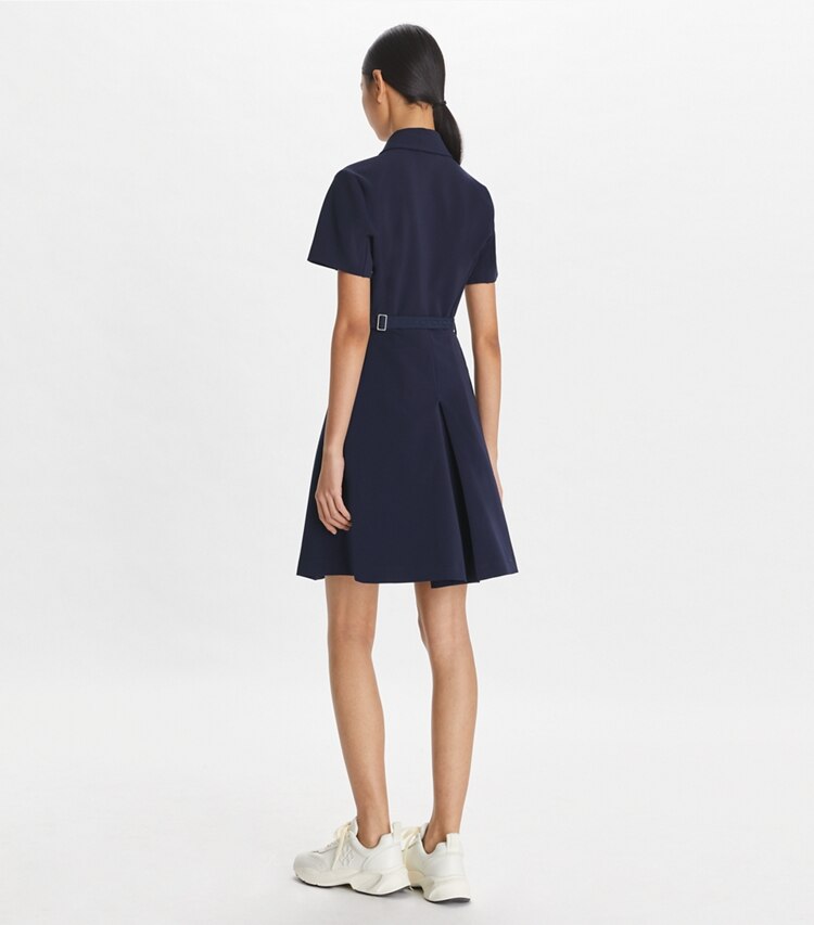 Tory Burch designer abiti Abito da golf elasticizzato in Tory Navy on model back