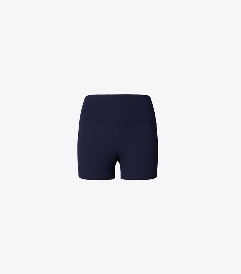 Tory Burch designer abiti Abito da tennis incrociato sulla schiena in jersey in Deep Navy / Snow White front