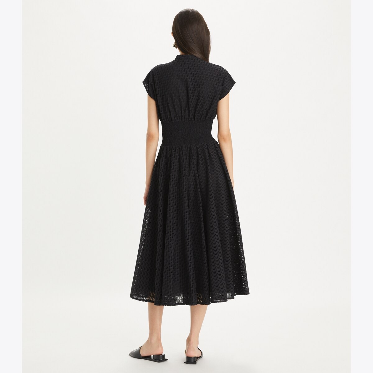 【関税&送料込】Tory Burch Abito Lungo In Cotone abito-in-cotone-ricamato-front