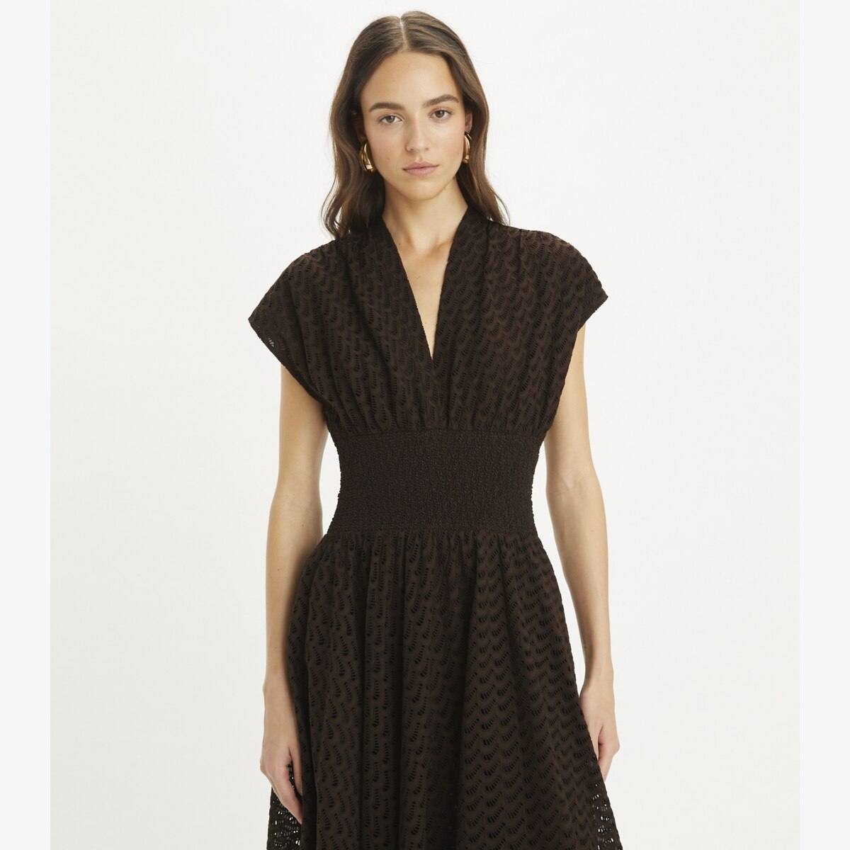 【送料&関税込】Tory Burch Abiti Colorblock Satin Dress: Women's Designer Dresses | Tory Burch