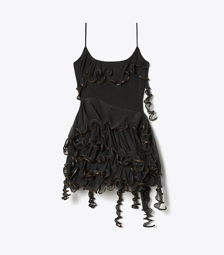 Tory Burch designer abiti Abito in jersey Jellyfish in Black front