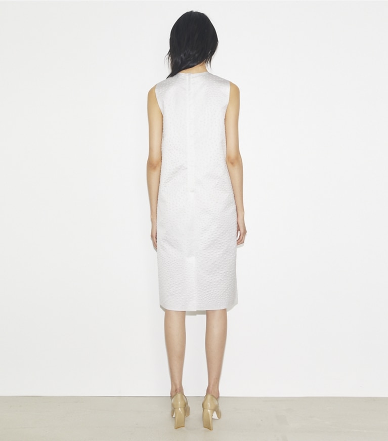 Tory Burch designer abiti Abito testurizzato in White front
