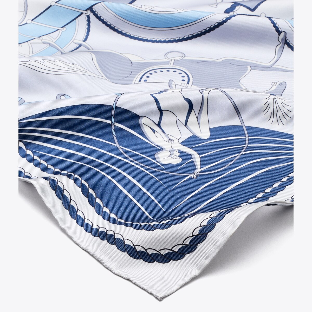 Aeronauts Double-Sided Silk Square: Women's Designer Scarves