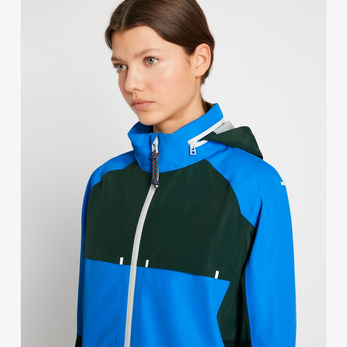 All-Weather Colorblock Jacket: Women's Designer Jackets