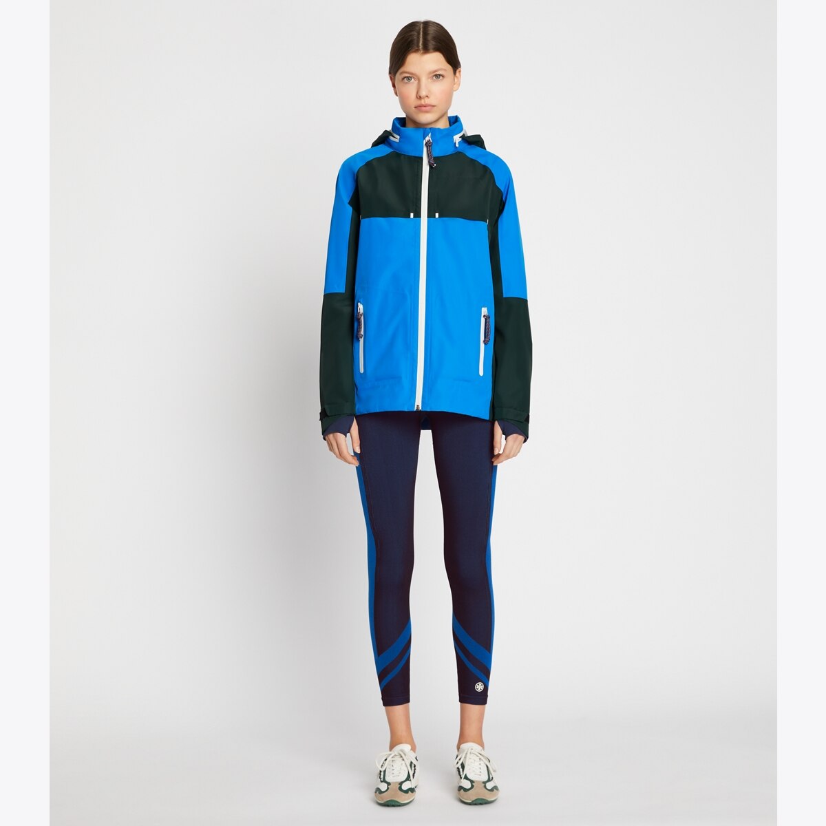 All-Weather Colorblock Jacket: Women's Designer Jackets