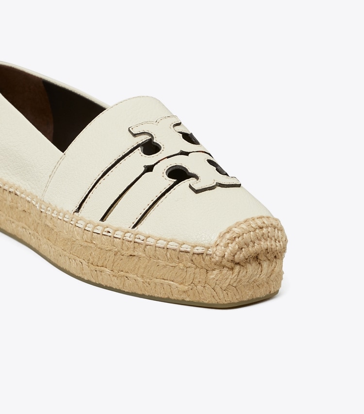 Tory Burch diseñador alpargatas Alpargata de plataforma Ines en LIGHT CREAM detalle