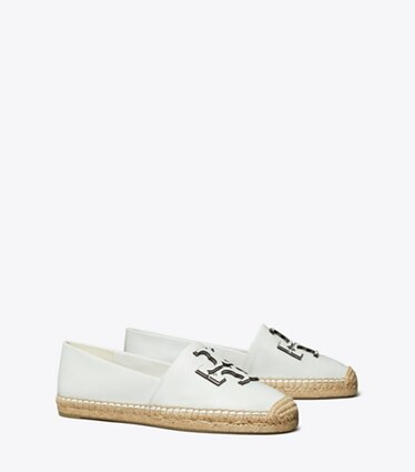 Tory Burch diseñador alpargatas Alpargata Ines en GARDENIA ángulo