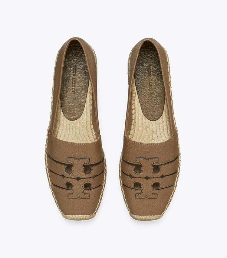 Tory Burch diseñador alpargatas Alpargatas con plataforma Ines en WILD MUSHROOM vista superior