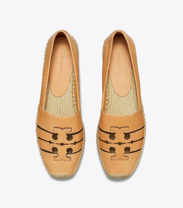 Tory Burch diseñador alpargatas Alpargatas con plataforma Ines en CAMELLO vista superior